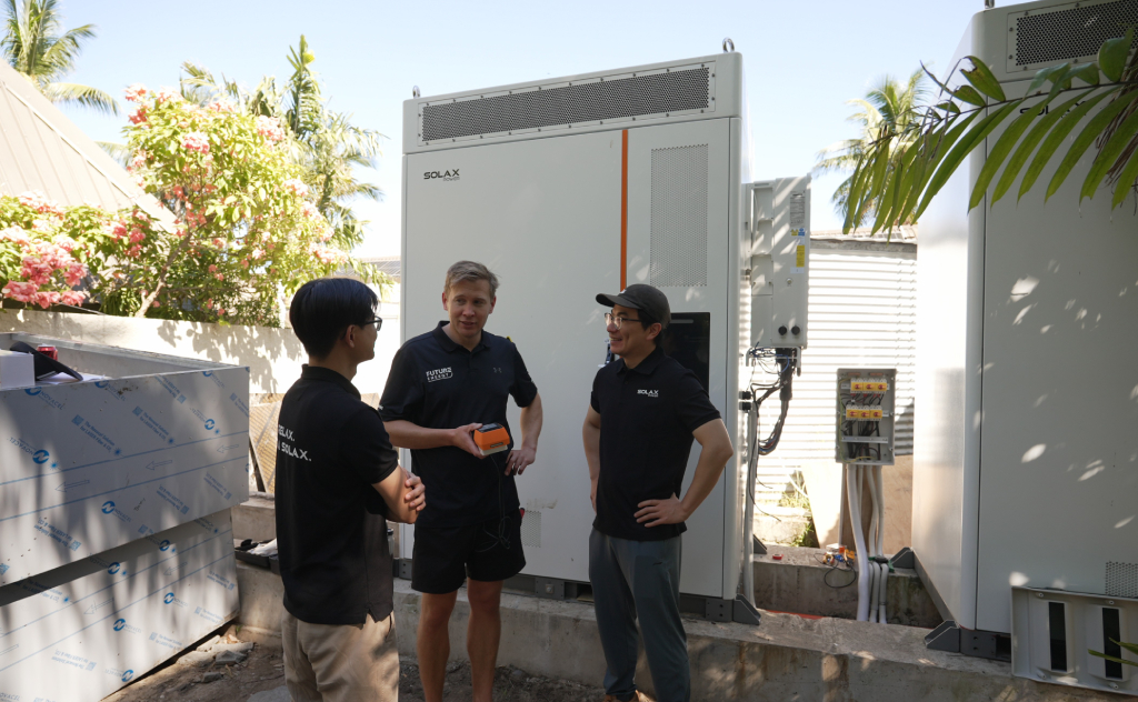 SolaX AELIO battery cabinet rated for coastal heat, humidity and salt air